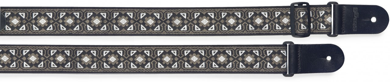Stagg Woven Guitar Strap Flower