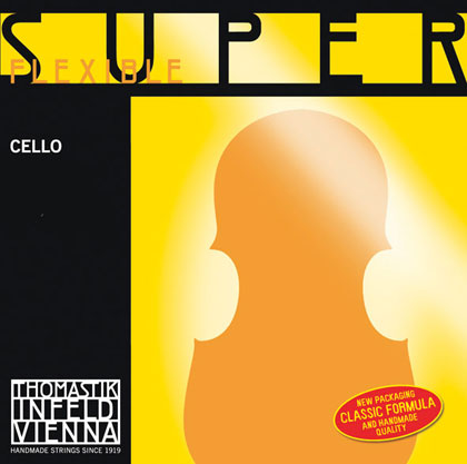 SuperFlexible Cello String C. Chrome Wound 4/4