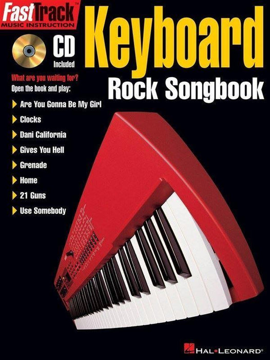 FastTrack Keyboard Rock Songbook BK/CD