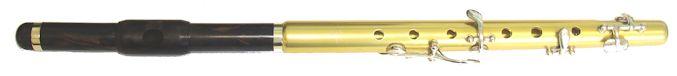 Pro-Corps PCF5 Bb Marching Flute High Pitch 2 Pce Blackwood Headjoint Anodised Metal Body