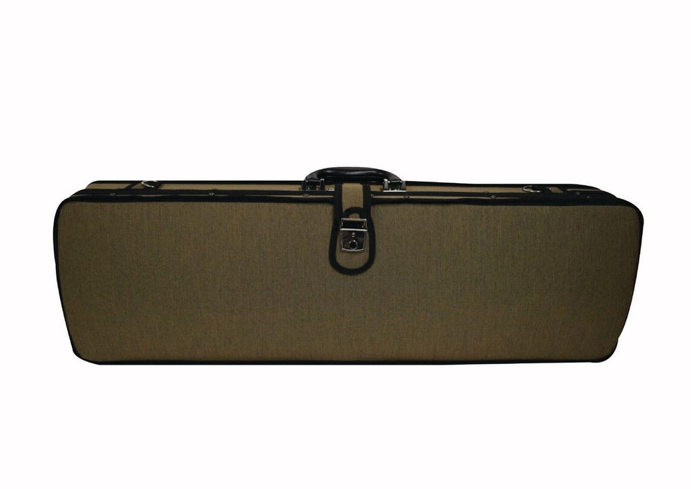 Ferris Professional Wooden Arched 4/4 Violin Case with Hygrometer
