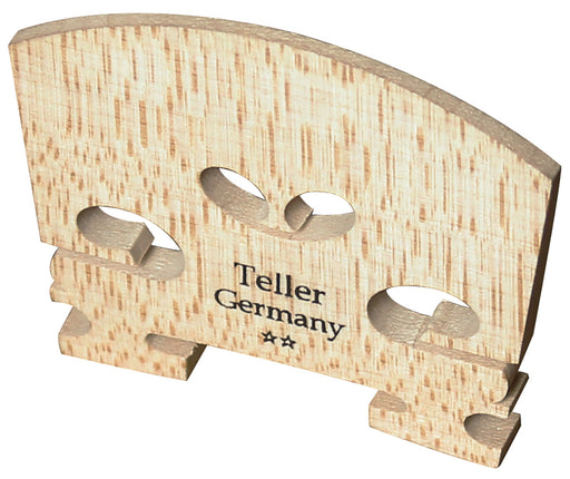 Violin Bridge - Teller Model. Uncut. 3/4