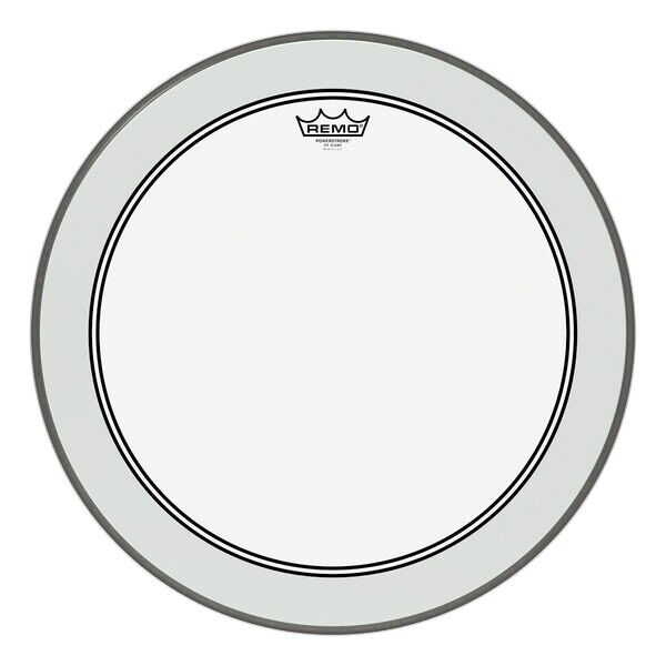 Remo Powerstroke 3 24inch Clear Bass Drum Skin