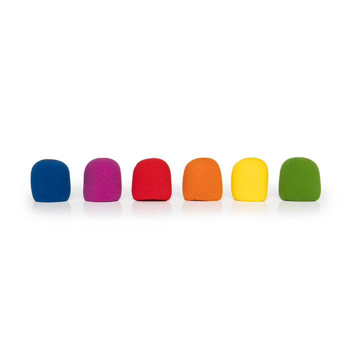 Stagg Microphone Windscreen Multi Colour (Pack of 6)