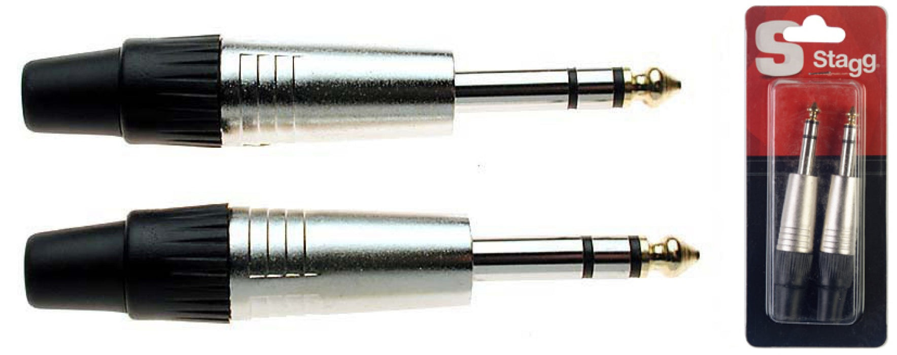 Stagg 1/4'' Stereo Phone Plug x 2