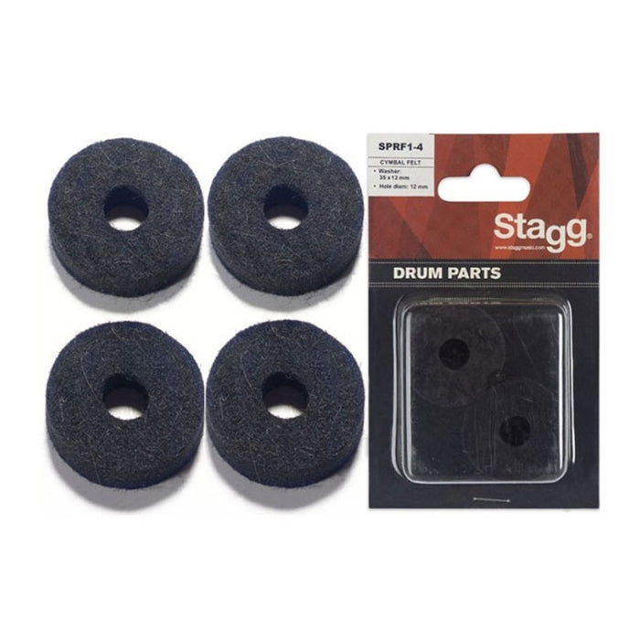 Stagg Cymbal Felt Washers Pack of 4