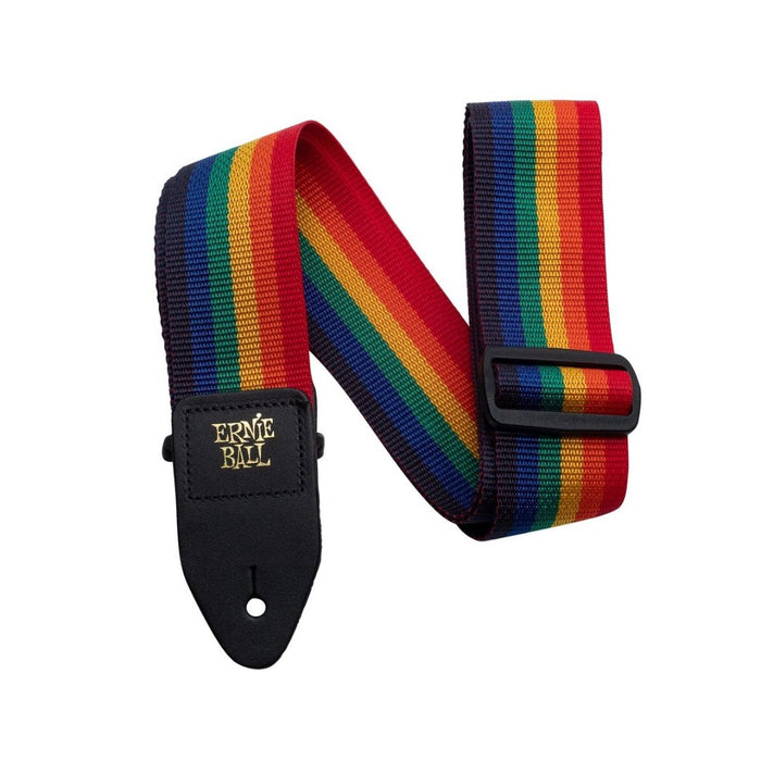 Ernie Ball Polypro Adjustable Guitar Strap Rainbow