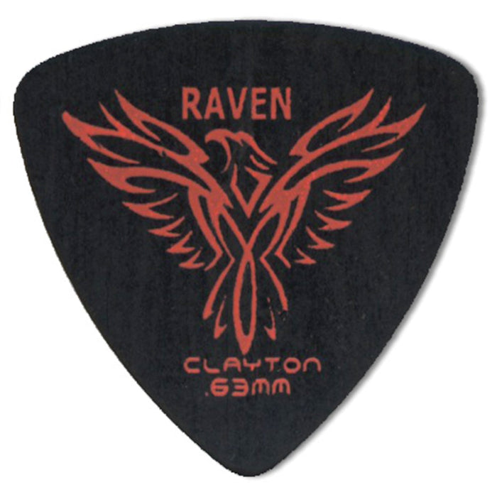 Clayton BLACK RAVEN ROUNDED TRIANGLE .63MM (12 Pack)