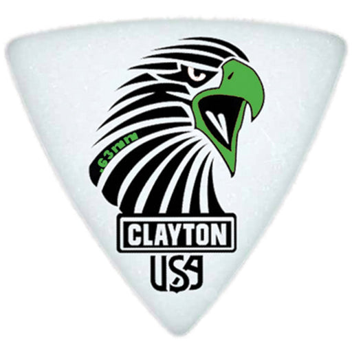 Clayton Acetal Sharp Rounded Triangle .63mm (12 Pack)