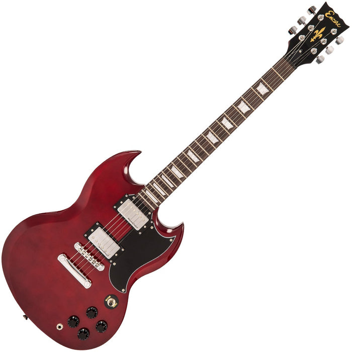 Encore E69 Electric Guitar ~ Cherry Red