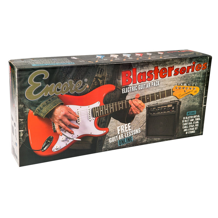 Encore E6 Electric Guitar Pack ~ Vintage White