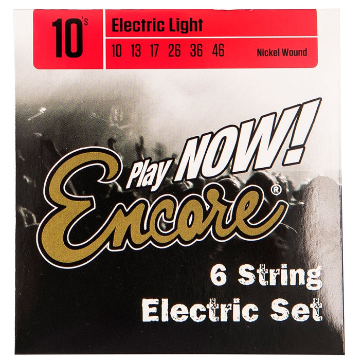 Encore Nickel Wound Electric Guitar String Set ~ Light