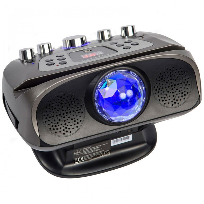 Easy Karaoke Smart Bluetooth® System with Light Effects + 1 Microphone