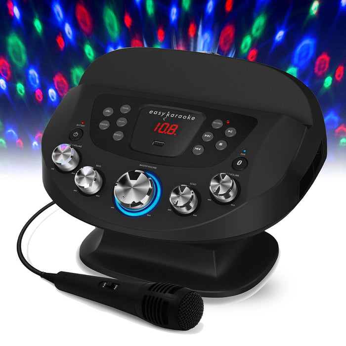 Easy Karaoke Smart Bluetooth® System with Light Effects + 1 Microphone