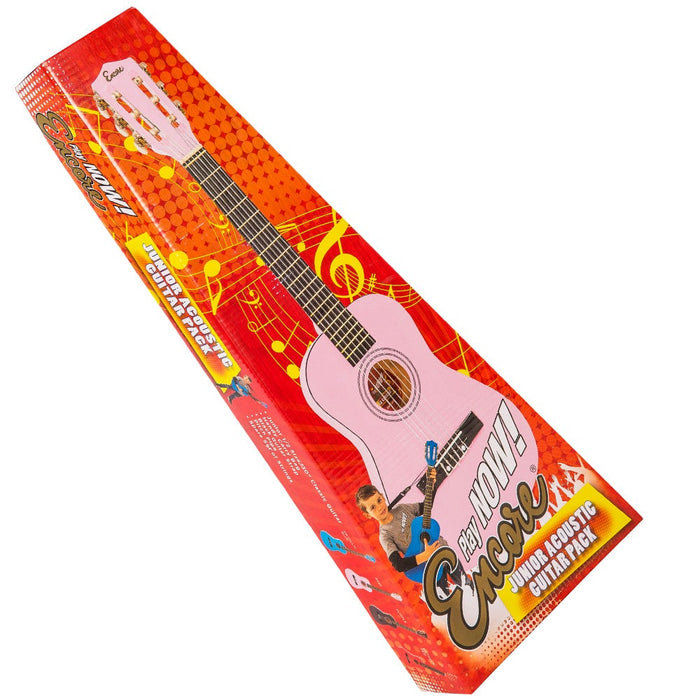 Encore 1/2 Size Junior Acoustic Guitar Pack ~ Metallic Red