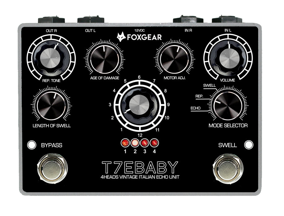 Foxgear T7E BABY (4 Heads Stereo Vintage Italian Echo)