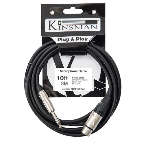 Kinsman Deluxe Mono Microphone Cable ~ 10ft/3m