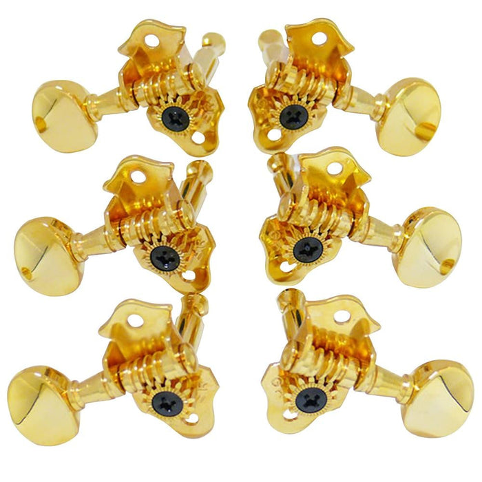 Grover Sta-Tite Machineheads ~ 3+3 ~ Gold