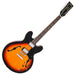 Vintage VSA500 ReIssued 12-String Semi Acoustic Guitar ~ Sunburst