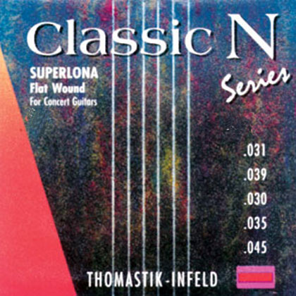 Thomastik Classical Guitar Strings - Classic N SET. Flatwound. Regular Tension.