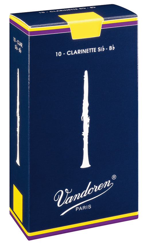 Vandoren Bb Clarinet Reeds 4 Traditional (10 BOX)