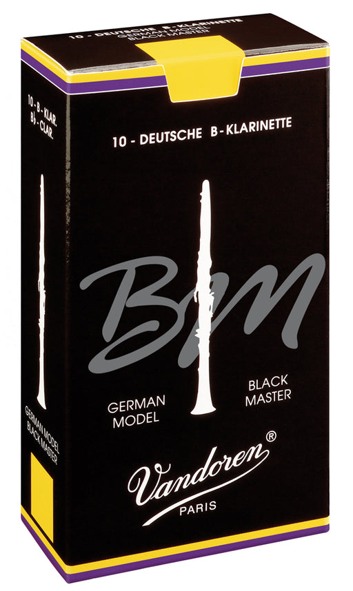 Vandoren Bb Clarinet Reeds 6 Black Master Traditional (10 BOX)
