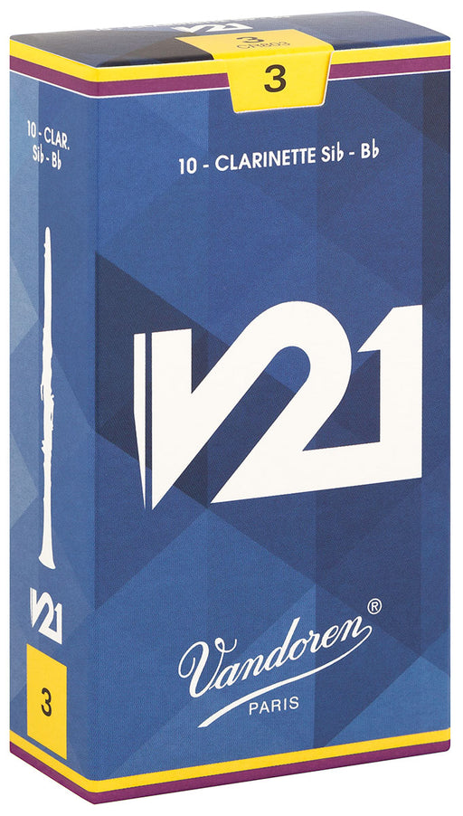 Vandoren Bb Clarinet Reeds 2.5 V21 (10 BOX)