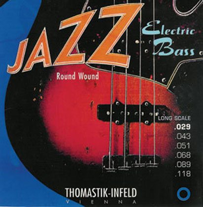 Thomastik Jazz Bass Strings SET. Roundwound. 4 String. Gauge 43-89