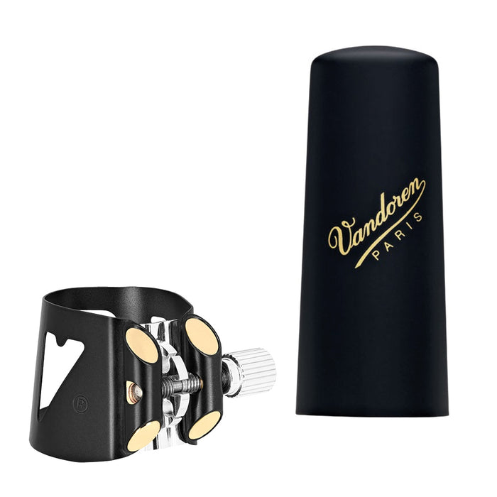 Vandoren Ligature & Cap Bass Clarinet Black+Plastic