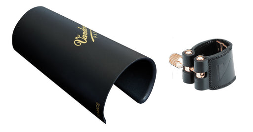Vandoren Ligature & Cap Alto Sax. Leather+Plastic