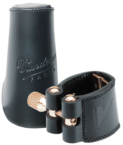 Vandoren Ligature & Cap Tenor Sax. Leather+Leather