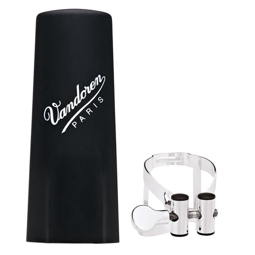 Vandoren Ligature & Cap Clarinet Eb Silver M/O+Plastic