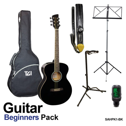 Guitar Pack - Beginners w. Black Guitar
