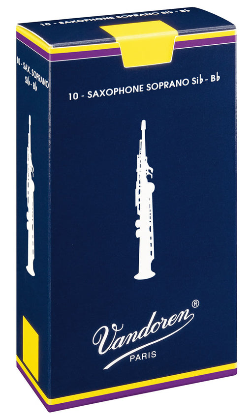 Vandoren Soprano Sax Reeds 1.5 Traditional (10 BOX)