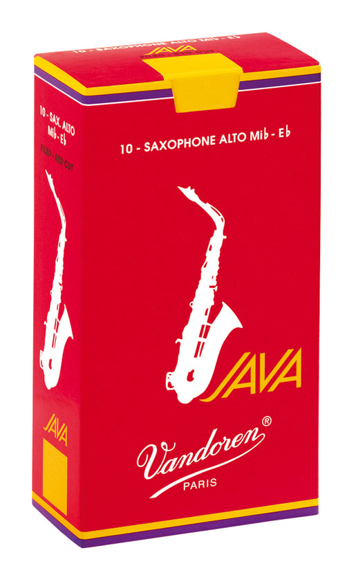 Vandoren Alto Sax Reeds 2.5 Java Red (10 BOX)