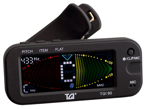 TGI Digital Tuner - Clip On Black