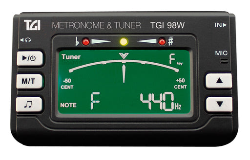 TGI Woodwind Brass Digital Tuner and Metronome with Clip On Mic.