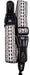 TGI Guitar Strap Woven Cotton Aztec Stitch - Black & White