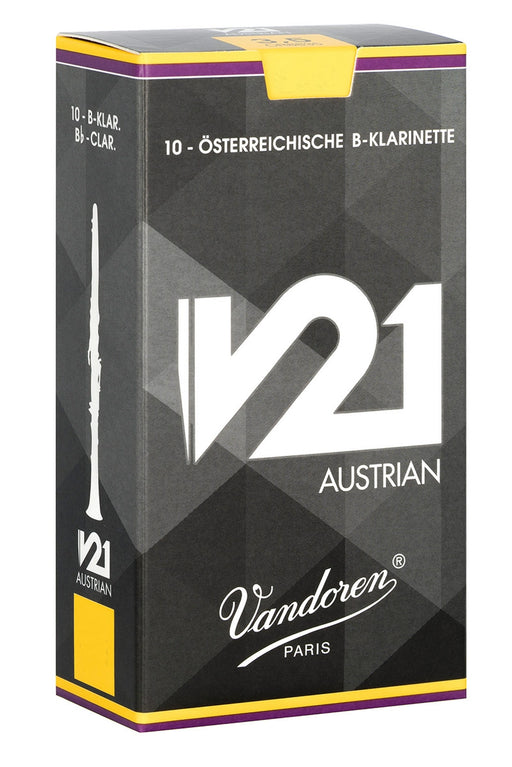Vandoren Bb Clarinet Reeds 5+ V21 Austrian (10 BOX)