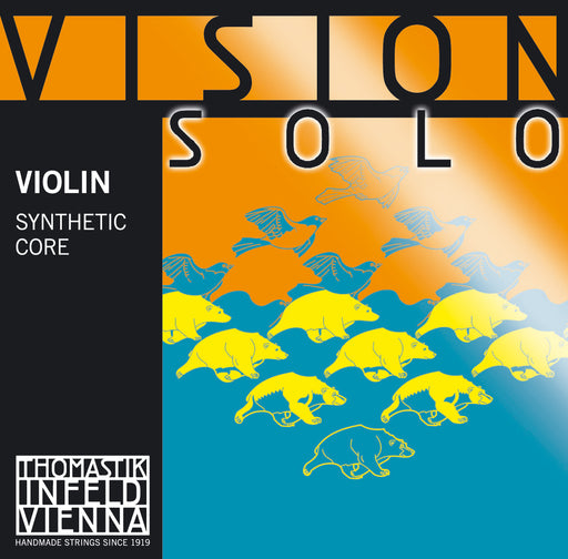 Vision Solo Violin String D. Silver Wound