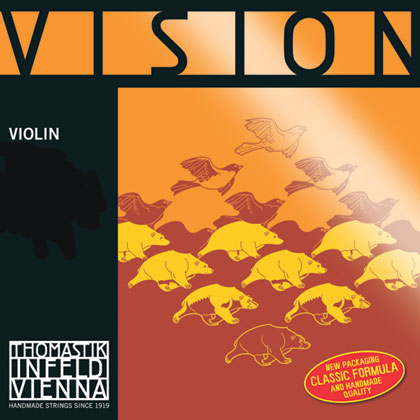 Vision Violin String Solo SET. (Aluminium D)