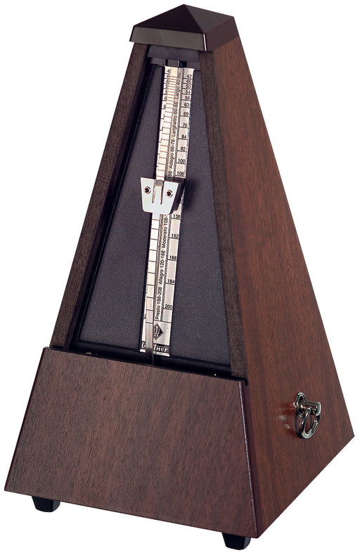 Wittner Metronome. Genuine Walnut High Polish. w/Bell.